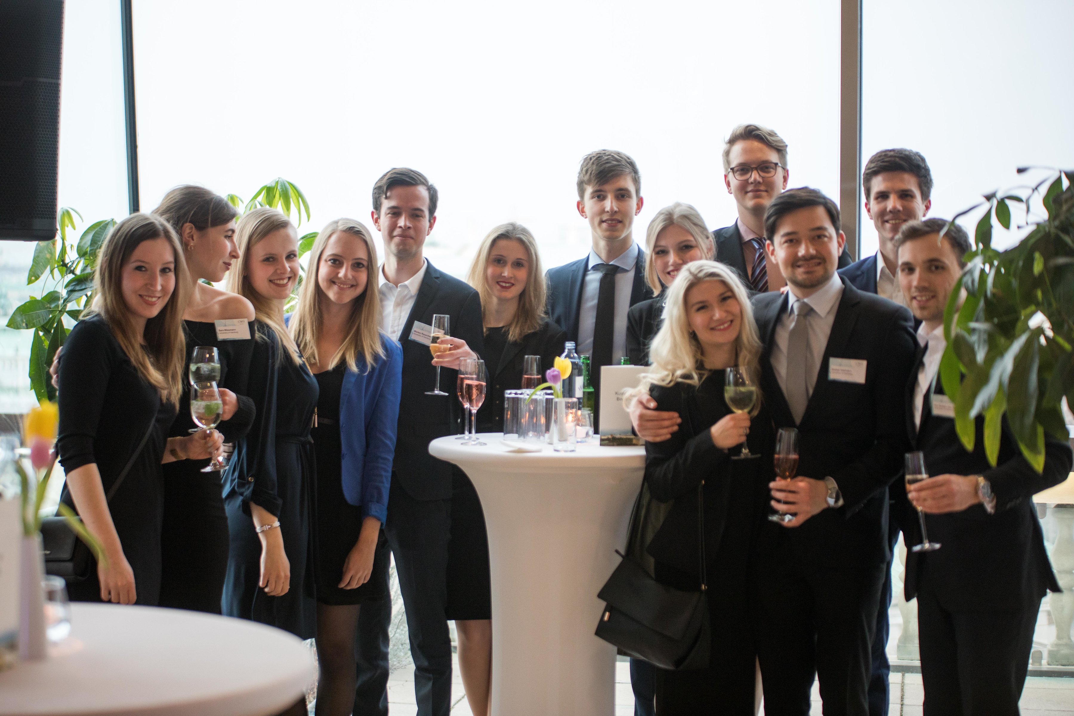 Students and their coaches at the annual Willem C. International Commercial Arbitration Moot.