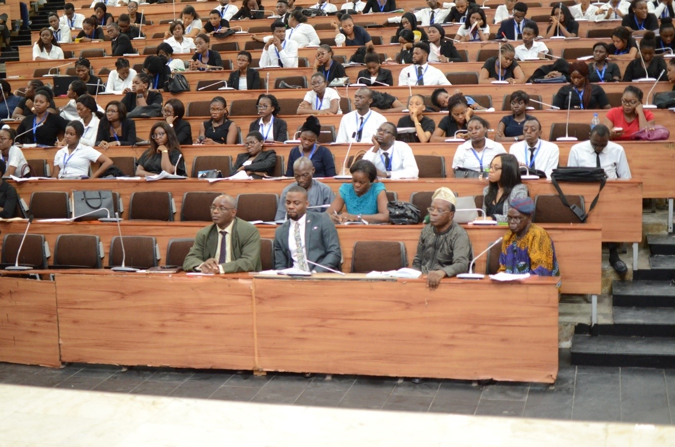 Cross-section of students and attendees