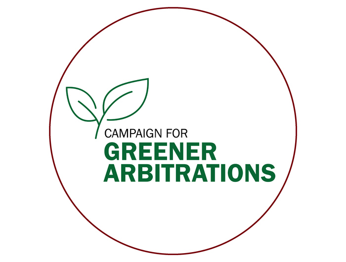 Campaign For Greener Arbitrations Pledge logo