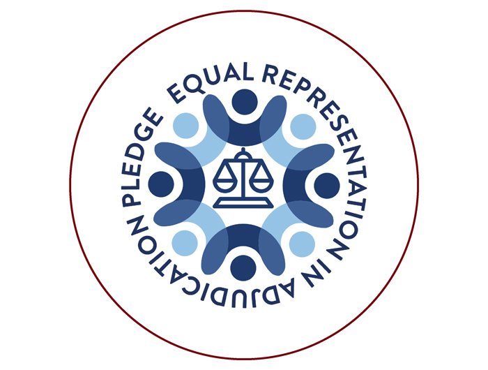 Equal Representation In Adjudication Pledge logo