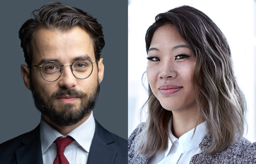 2023 YMG Chairs Baptiste Rigaudeau MCIArb and Cam Tu Vo Nguyen